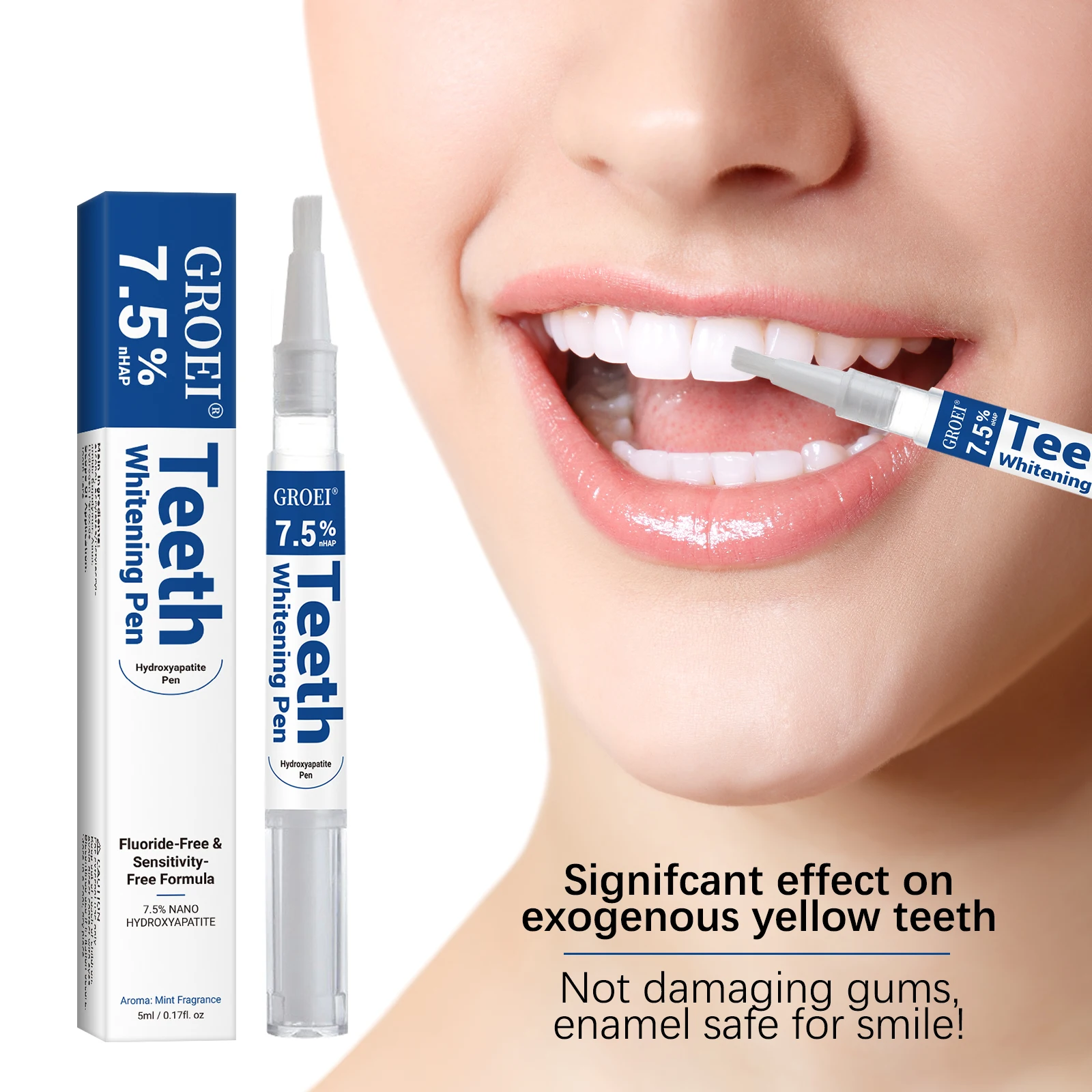 Teeth Whitening Pens - 하이드록시아파타이트 치아 미백 펜 눈부신 화이트