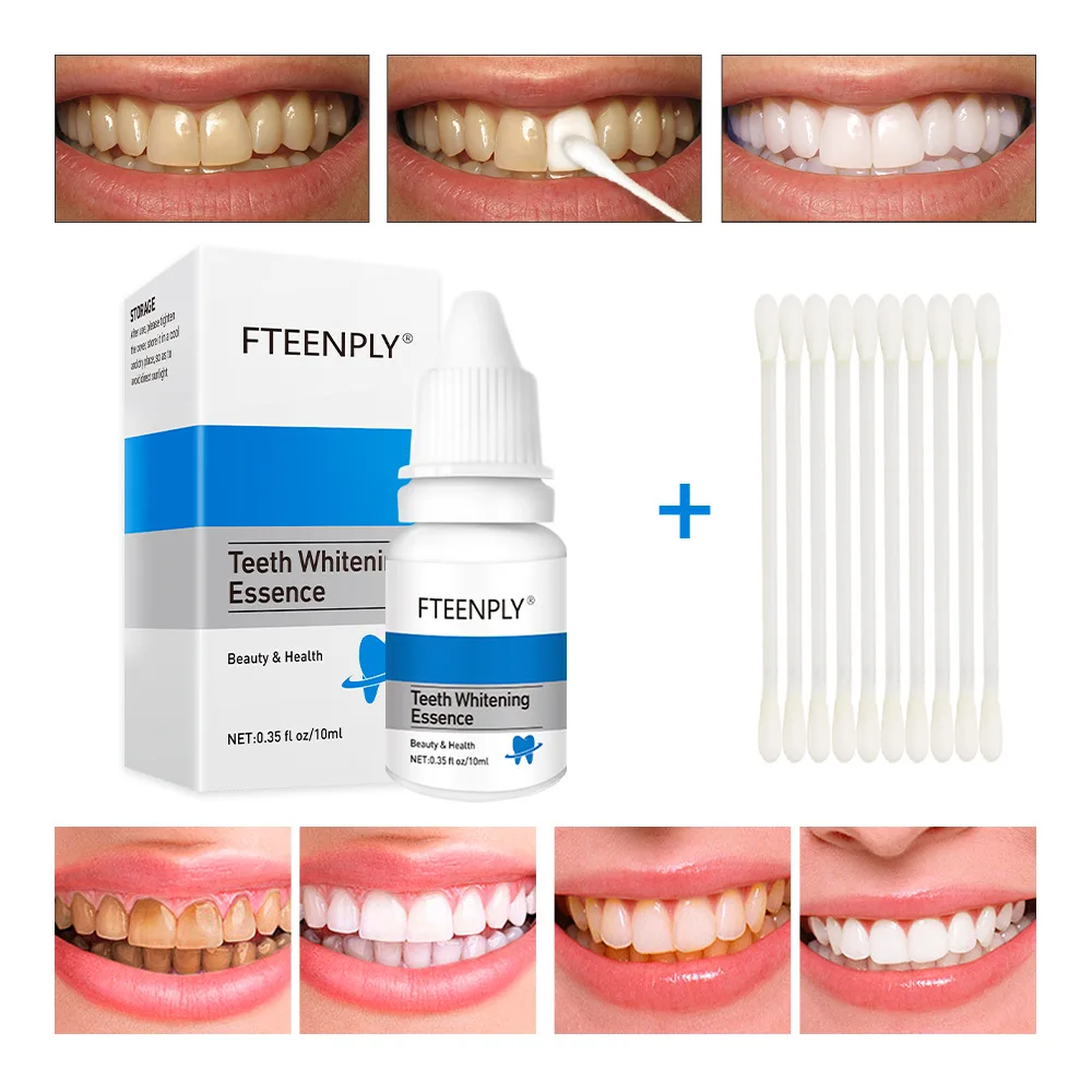 Teeth Whitening (Bleaching) - FTEENPLY 치아 미백 에센스 파우더 구강