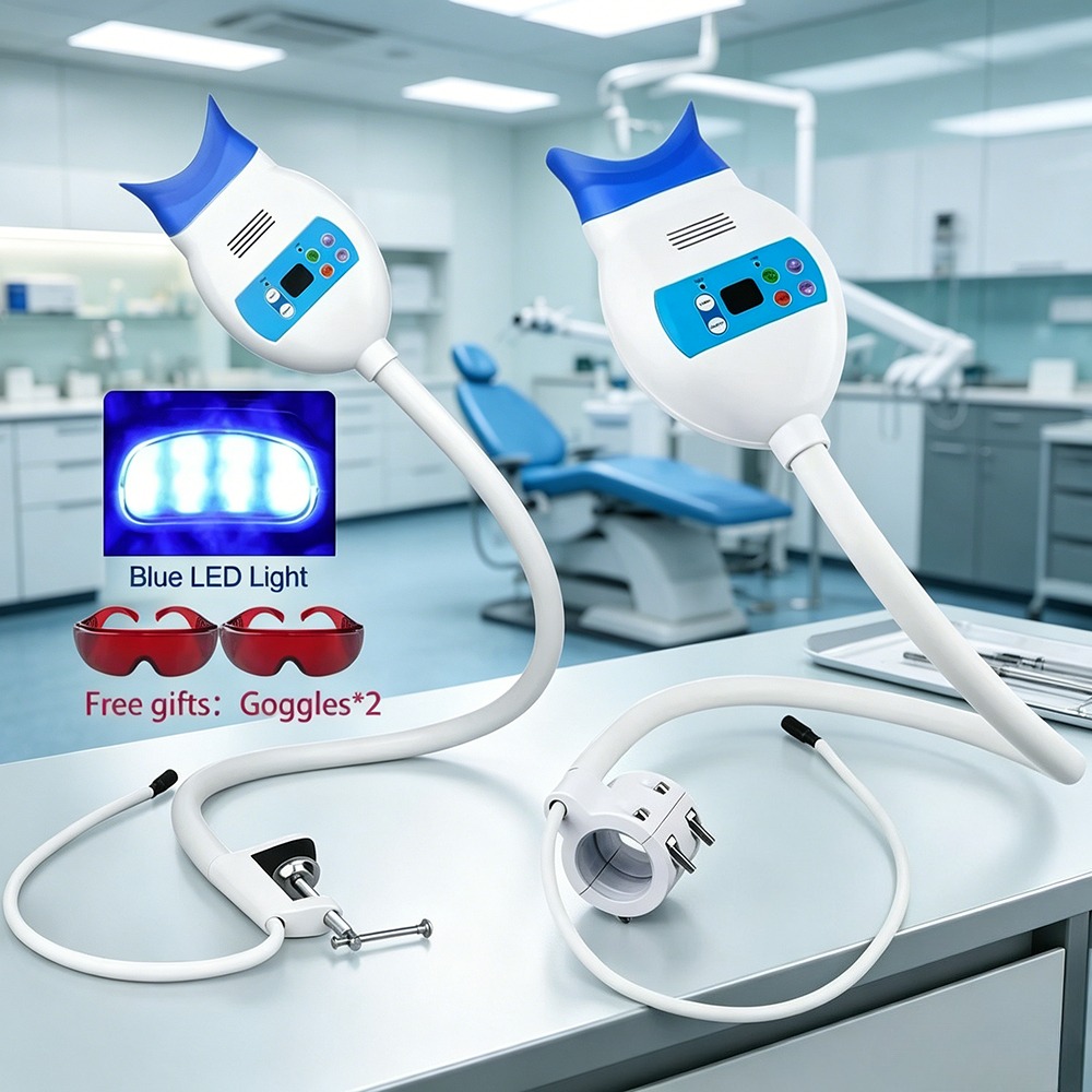 데스크탑 치아 미백 냉광기 8 LED 3색 조절 가능  - Teeth Whitening (Bleaching) 리뷰 및 가격