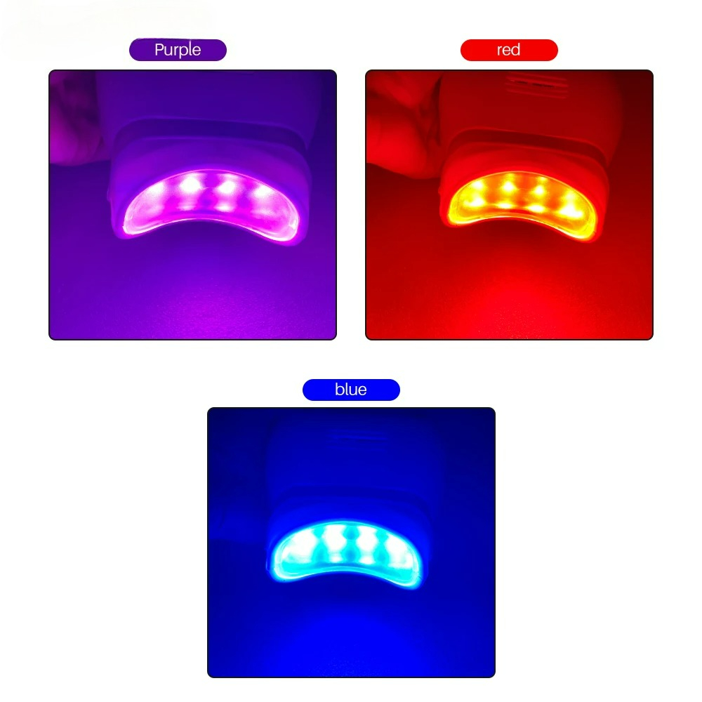 조절 가능한 3색 LED 치아 미백 촉진기 치과용 냉광 - Teeth Whitening (Bleaching) 리뷰 및 가격